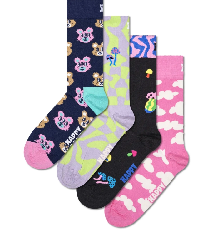 HAPPY SOCKS 4-Pack Happy In Wonderland Socks Gift Set - Happy Socks