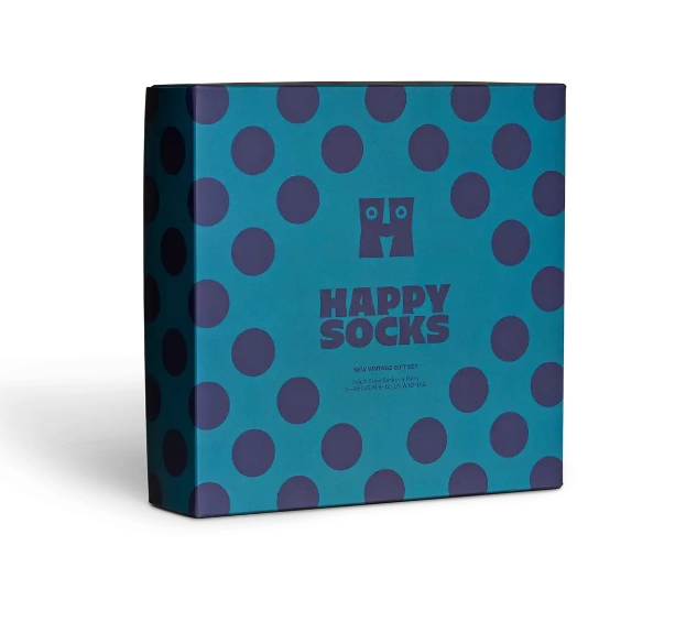 HAPPY SOCKS 4-Pack New Vintage Socks Gift Set - Happy Socks