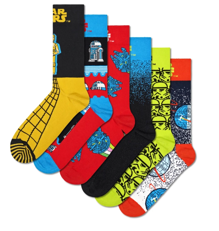 HAPPY SOCKS Star Wars™ 6-Pack Gift Set - Happy Socks