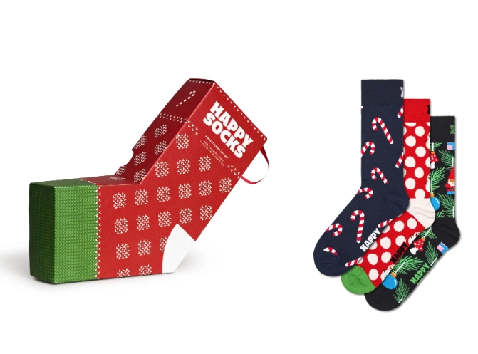 HAPPY SOCKS 3-Pack X-Mas Stocking Socks Gift Set - Happy Socks