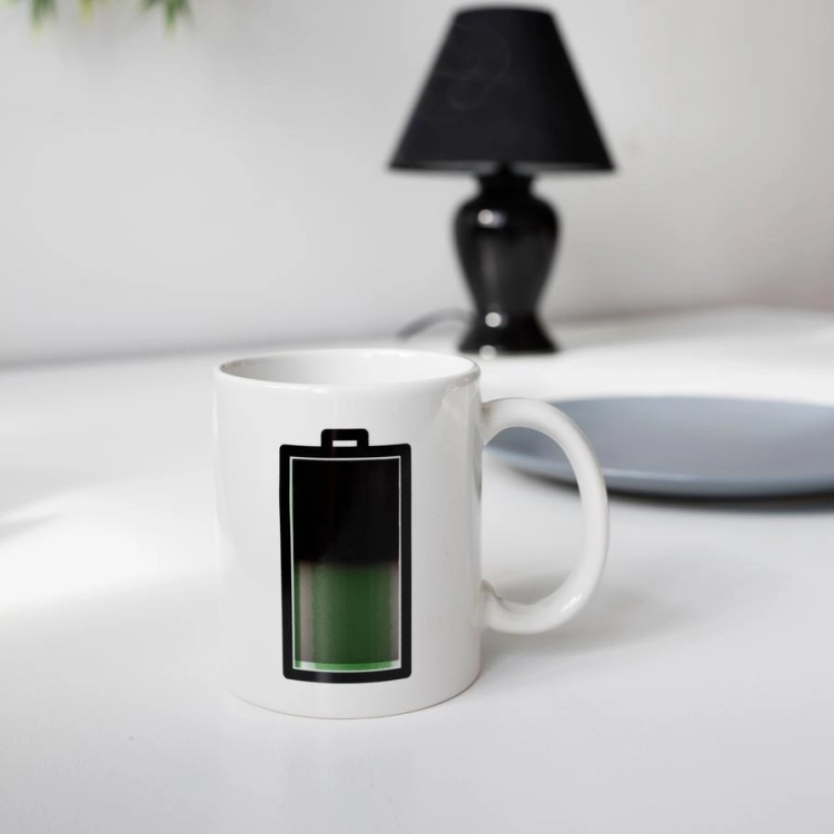 KIKKERLAND MORPH COFFEE MUG BATTERY - Kikkerland