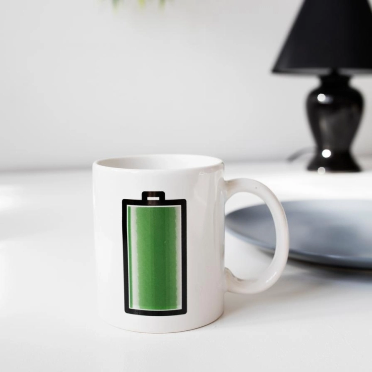 KIKKERLAND MORPH COFFEE MUG BATTERY - Kikkerland