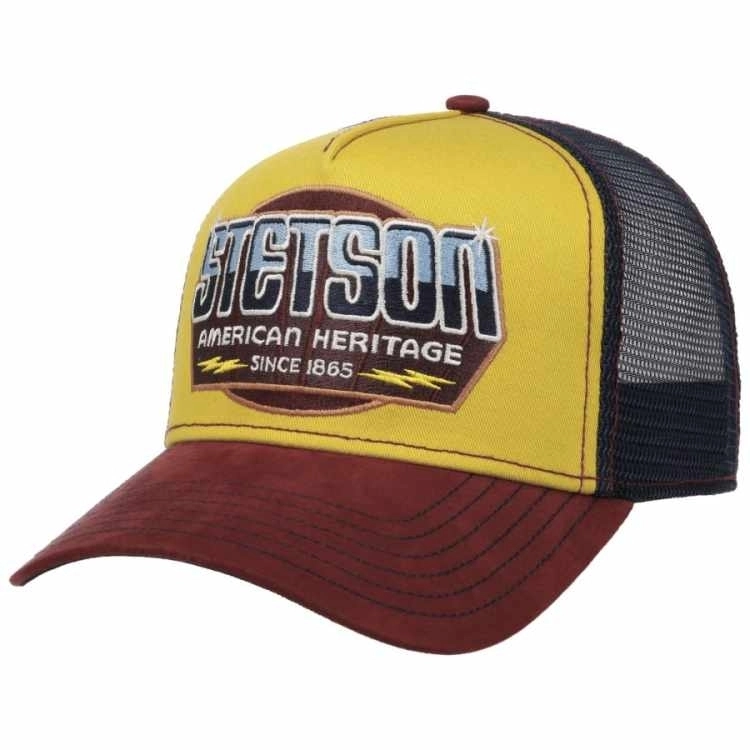 STETSON CAPPELLINO TRUCKER NEW MASTER GIALLO - Stetson