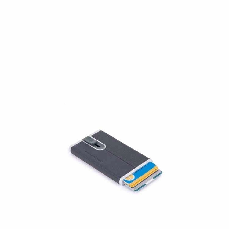 Piquadro Porta carte di credito con sliding system Black Square - 