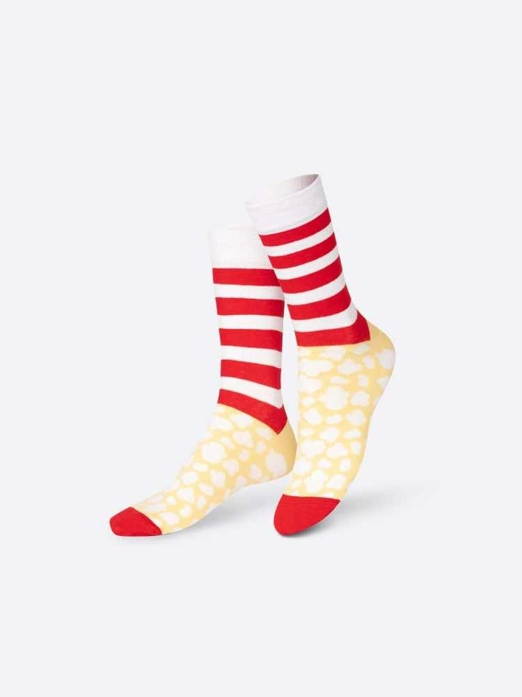 EAT MY SOCKS POP CORN SOCKS  - EAT MY SOCKS 